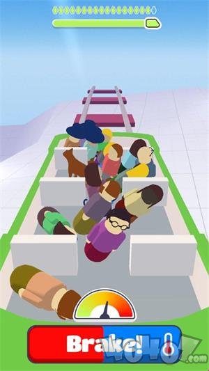 拥挤的过山车
