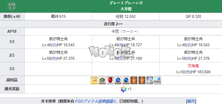 fgo第五章free本配置攻略 第5特异点北美合众为一自由周回本关卡掉落配置