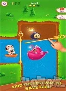 救爸爸拉他出去