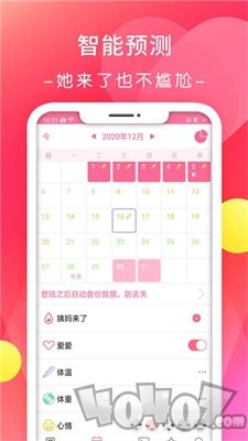 月经期排卵期日历