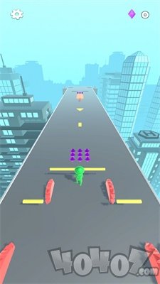 屋顶赛跑