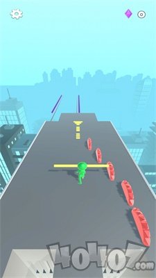 屋顶赛跑