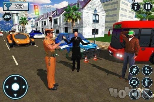 警察城市交通督导