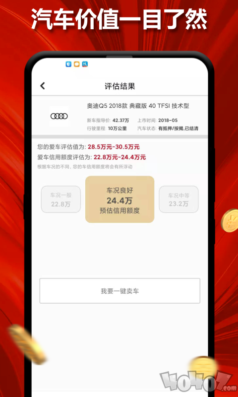 汽车抵押估值