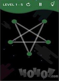 单线一击连接点线