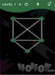 单线一击连接点线