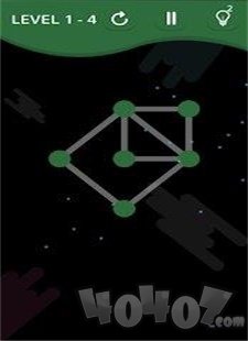 单线一击连接点线