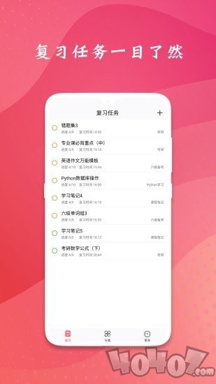 复习规划笔记