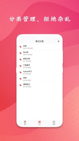 复习规划笔记截图