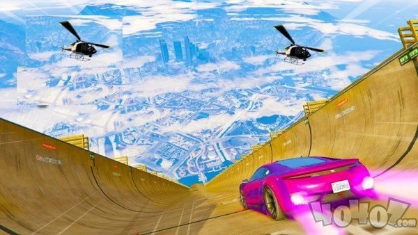 高空坡道汽车