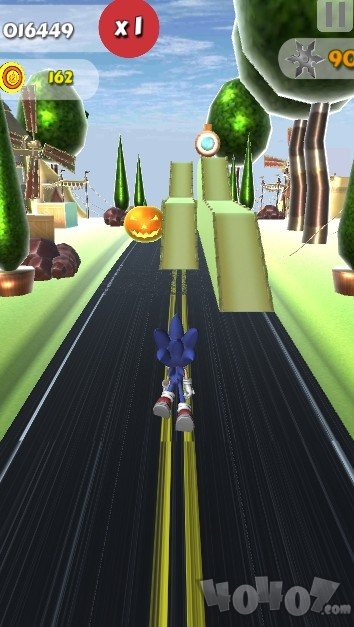 蓝刺猬跑得快