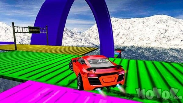 大型坡道特技汽车