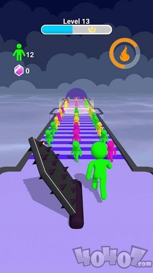 巨型冲刺者人群冲突3D