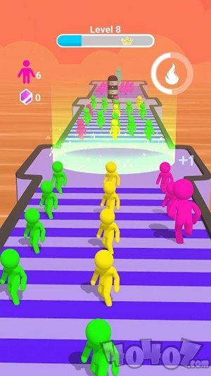 巨型冲刺者人群冲突3D
