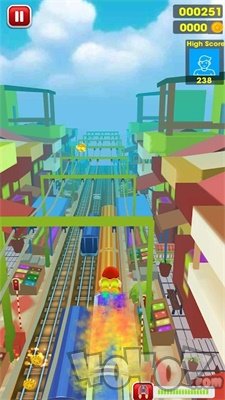 地铁冲浪男孩跑