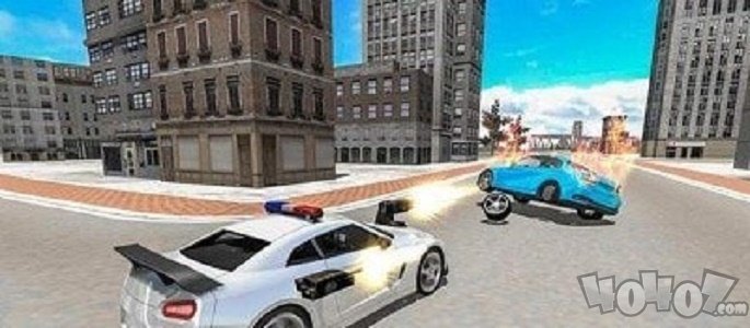 驾驶警车射击
