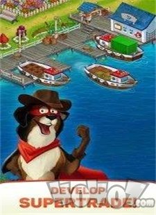 快乐的农场和英雄城市建筑