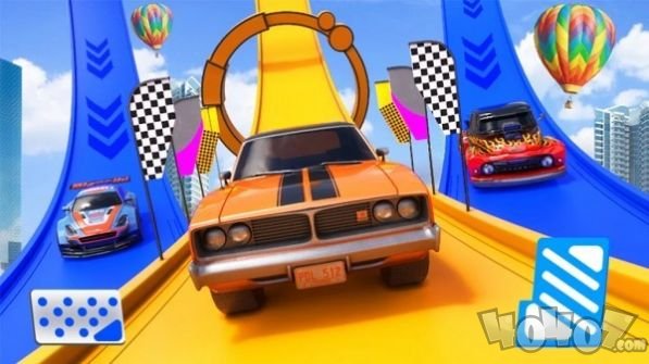 热车特技大坡道特技赛车2021