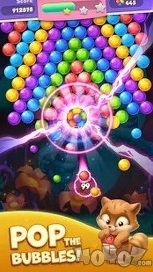 泡泡爆炸射击