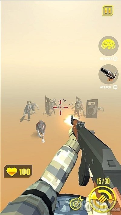 僵尸射手射击