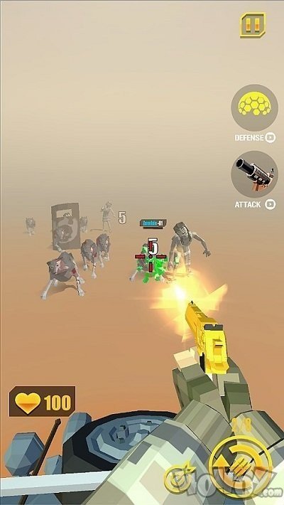 僵尸射手射击