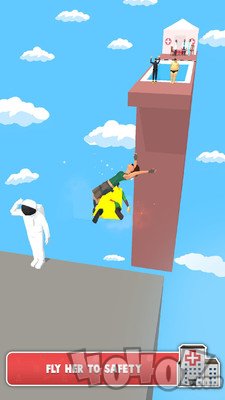 爸爸送儿子去看病