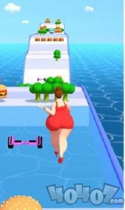 胖子赛跑