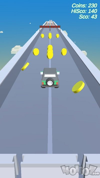 汽车天空跑