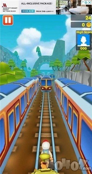 地铁冲浪运动员