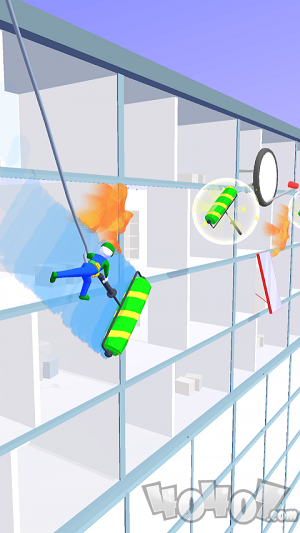 摩天大楼清洁工