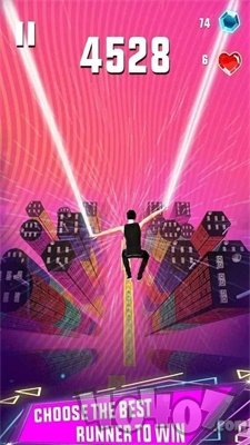 天空跳线跑酷