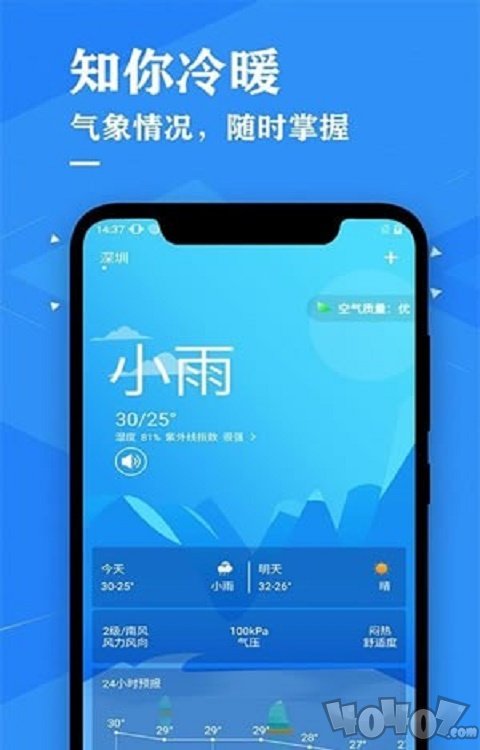 天气预报吧