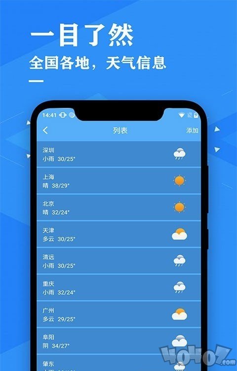 天气预报吧
