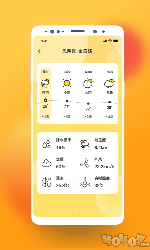 极简桌面天气