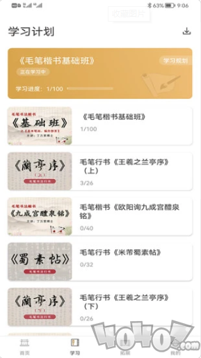 软笔毛笔书法