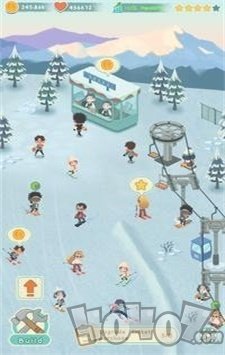 懒散的滑雪大亨
