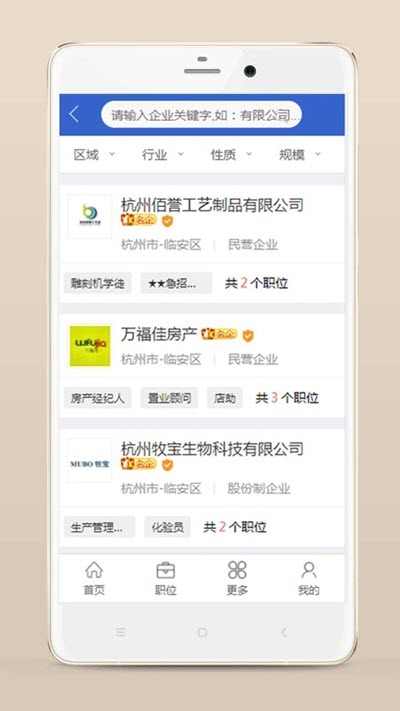 临安人才网截图