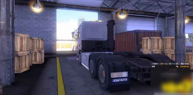 欧洲卡车模拟器2如何购买车库