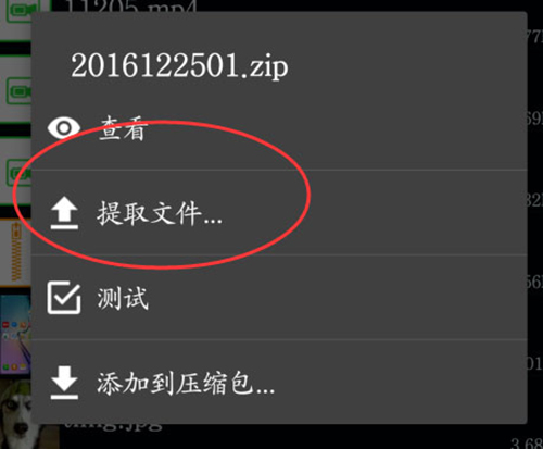 ZArchiver解压缩