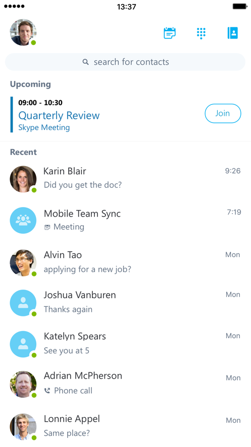 skype社交app