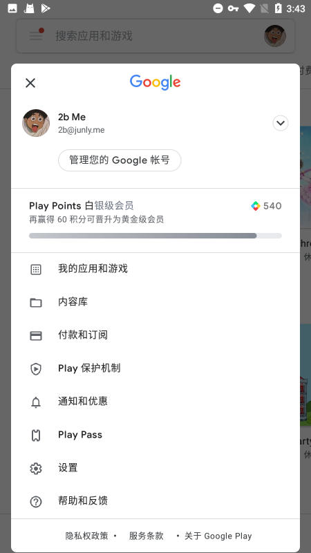 GooglePlay服务截图