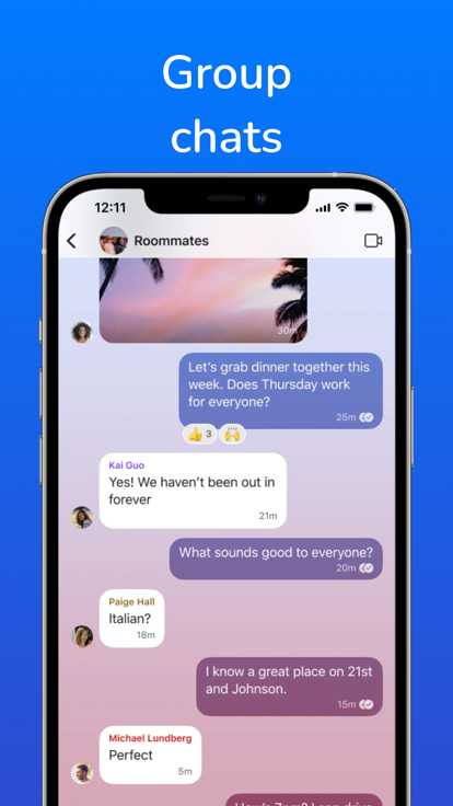 Link Messenger app