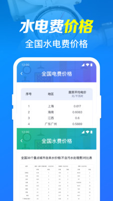 水电实时查询截图